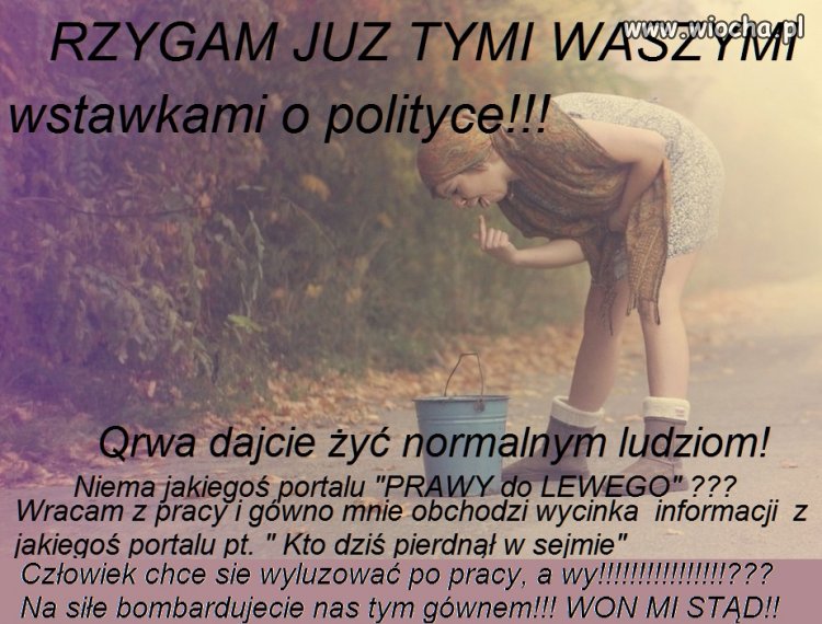 Siedzą debile 50 letni, piszą debilne komentarze i