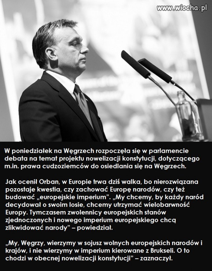 Nie godzisz się dzisiaj na to, by Twój kraj