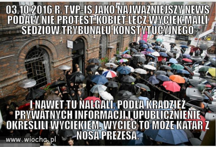 G...wno wiadomości wypuściły w eter