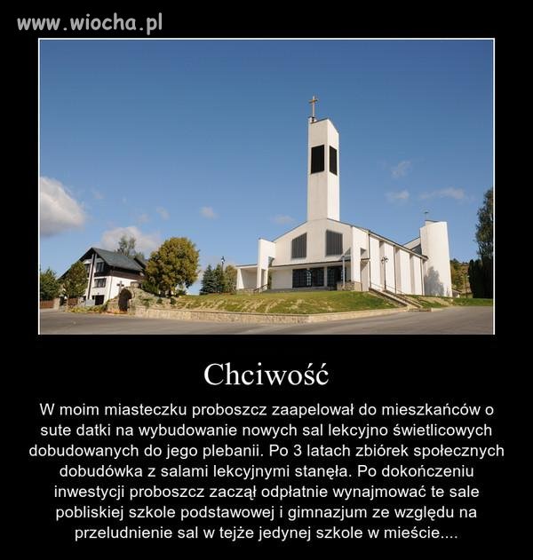 Chciwość duchownych