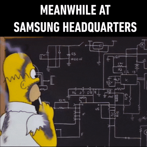 Tymczasem w kwaterze głównej Samsunga