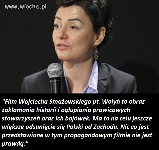 Ciekawe ile ta pusta dewotka miała z historii?