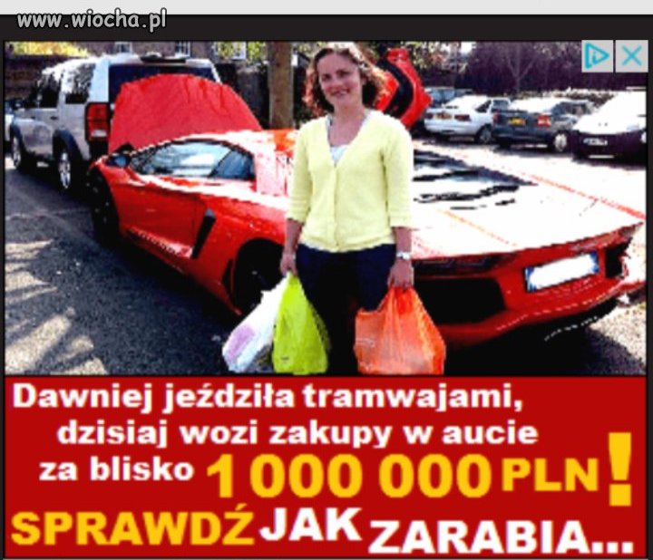 Lamborghini na zakupy.