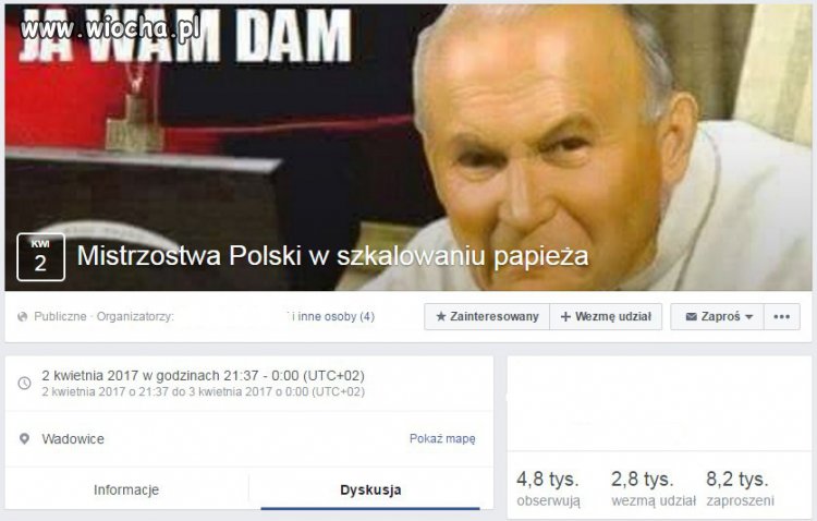  Zawody internautów w szkalowaniu św. JPII