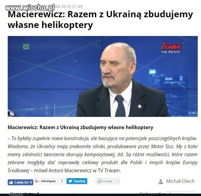 Myślałem ze to żart ...