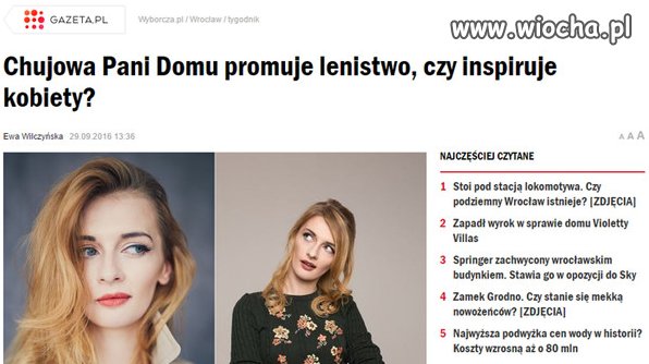 Tymczasem w Wyborczej.