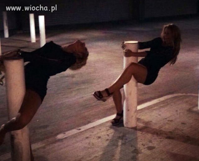 Drogie panie te słupki są do czego innego