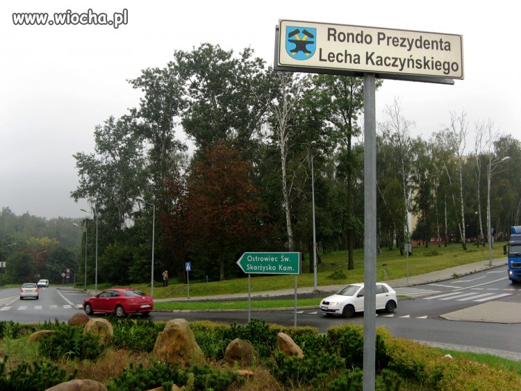 W Starachowicach od ronda Lecha Kaczyńskiego