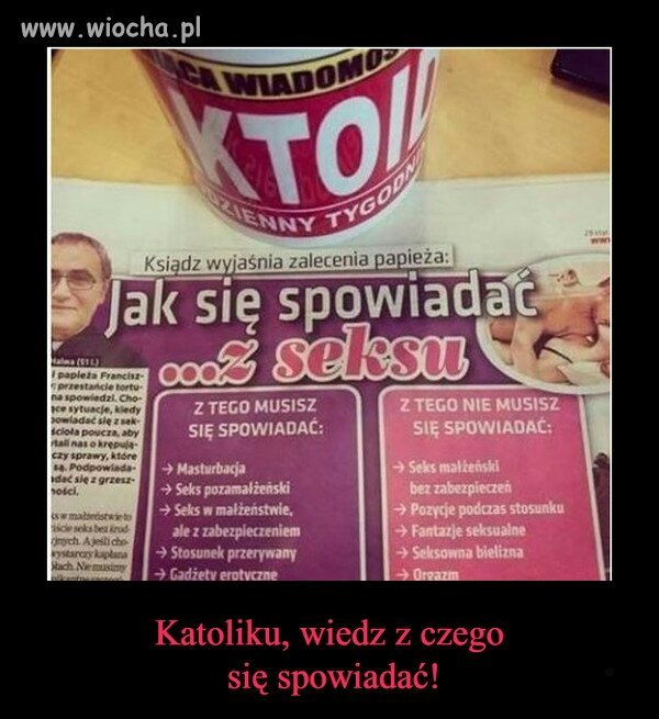 Jak spowiadać się z seksu