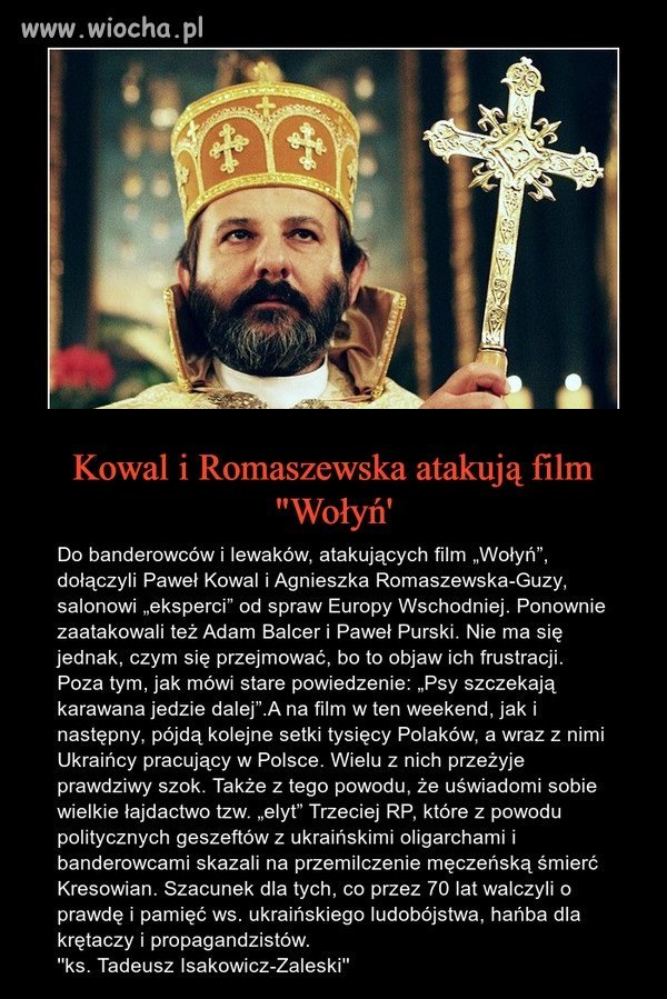 Psy szczekają karawana jedzie dalej.