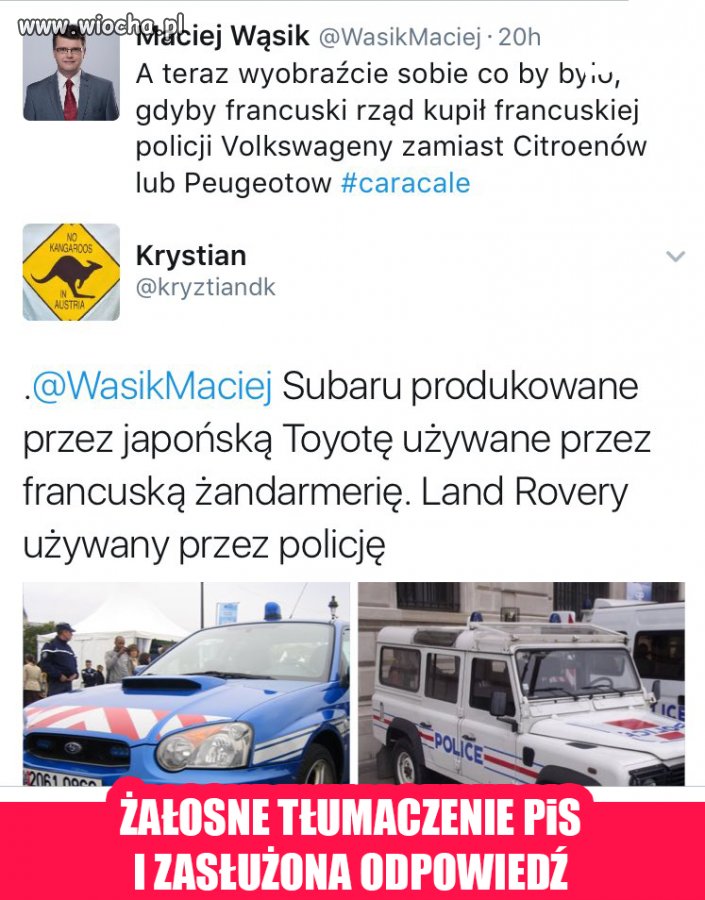 Kolejny pisowiec chciał błysnąć 