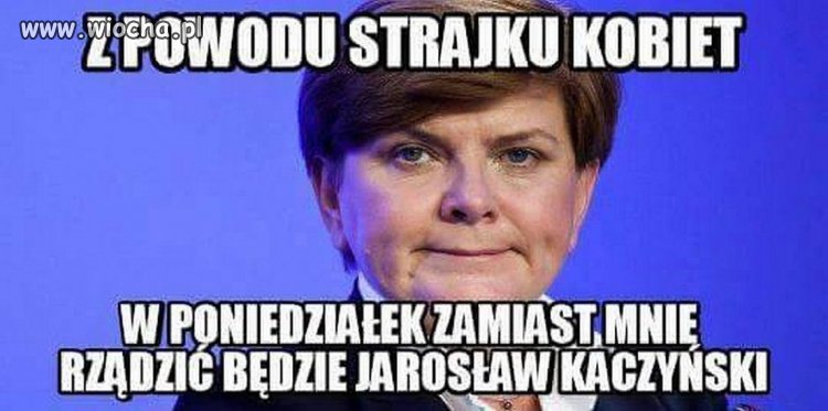 Z powodu...