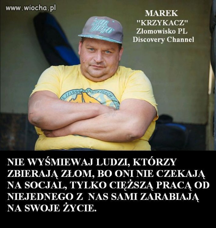 Nigdy nie wyśmiewaj ludzi, którzy ciężko