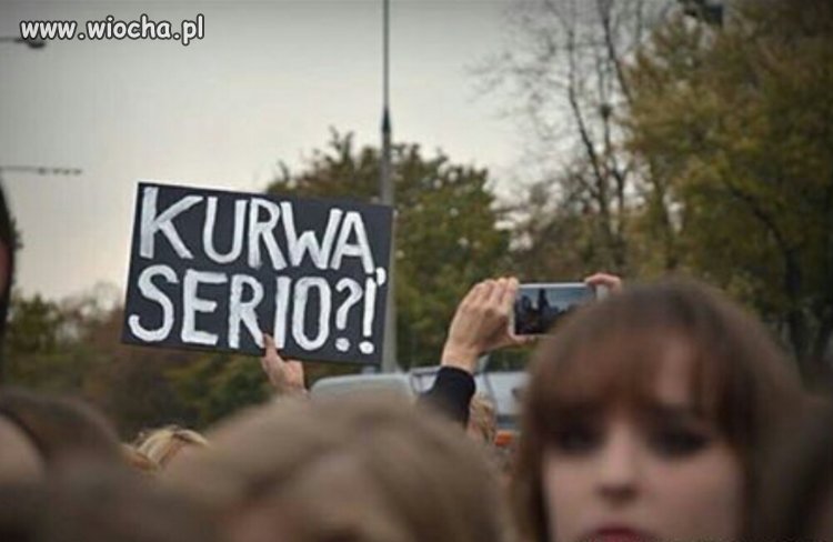 Nie wiem z jakiego protestu to zdjęcie