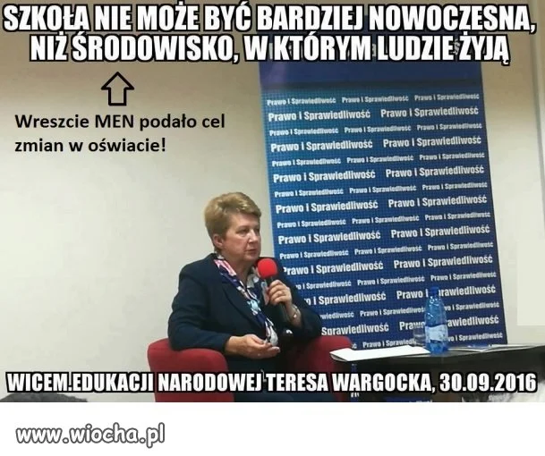 I wszystko jasne,  zacofane szkoły