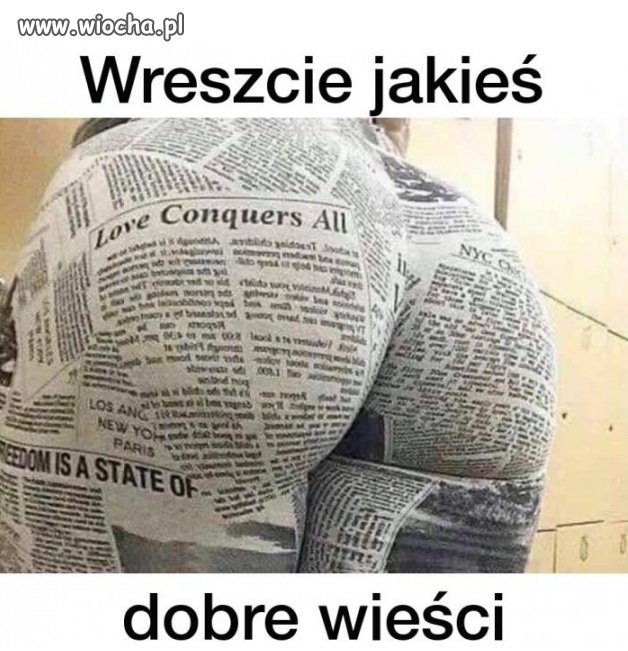 Dobre wieści