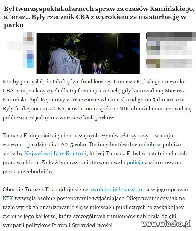 Oni tak mają jak widzą
