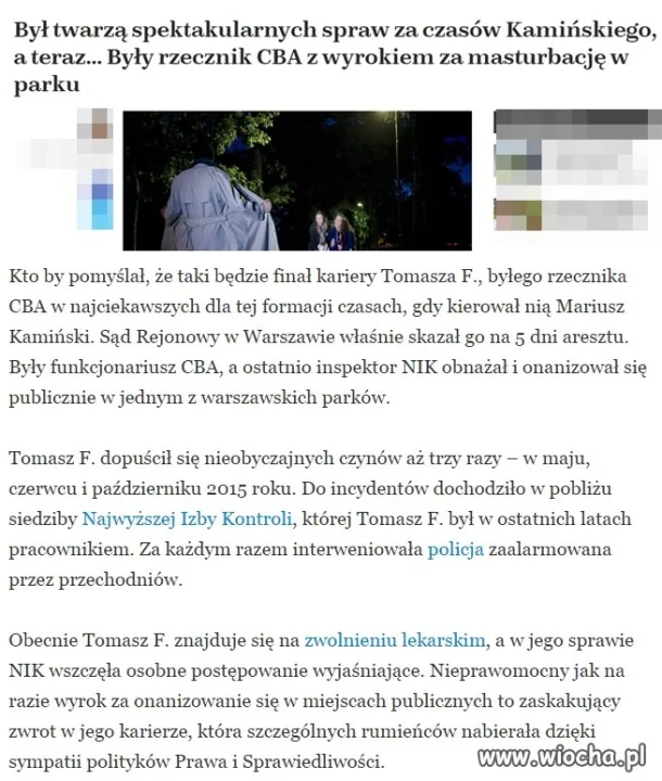 Oni tak mają jak widzą