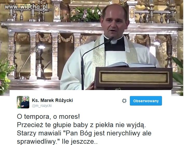 Ks. Różycki o "czarnym proteście" kobiet