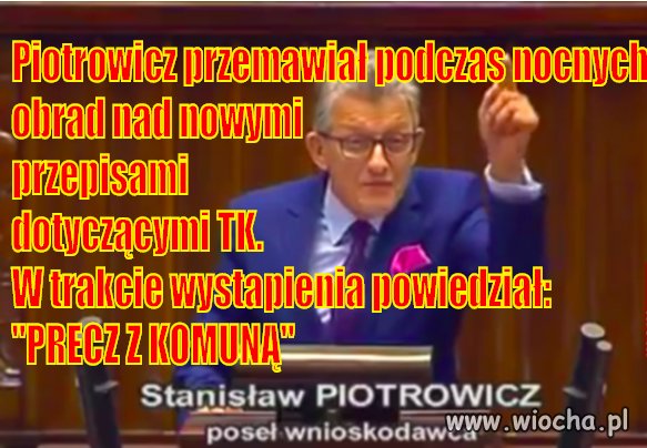 To tak jak by uchodźca krzyczał PRECZ z SOCJALEM 