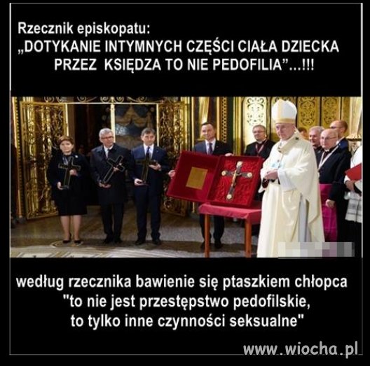 Za udowodnione dotykanie,obcowanie itp