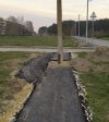 Objazd na ścieżce rowerowej