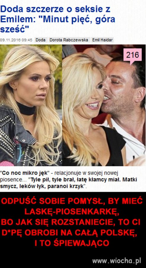 Jak musi się czuć facet słuchający piosenki