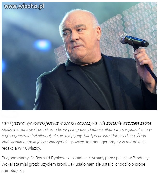 Pajac po pijaku wymachiwał bronią