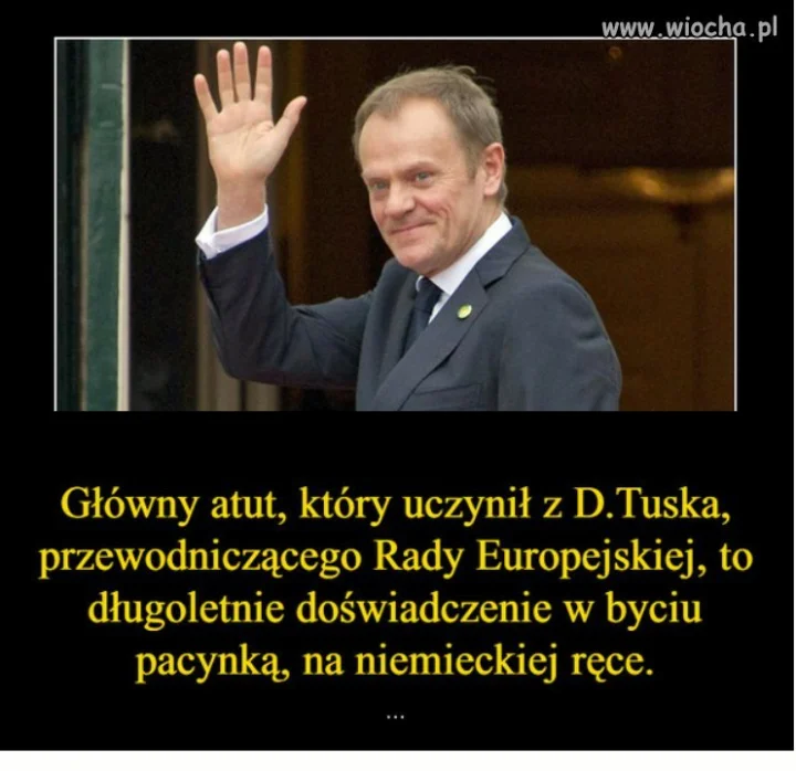 Ten pan oddał nasz kraj w ręce 