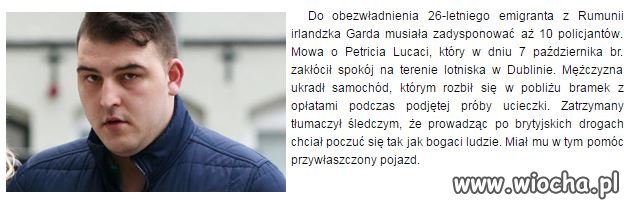 Chciał się poczuć jak bogacz
