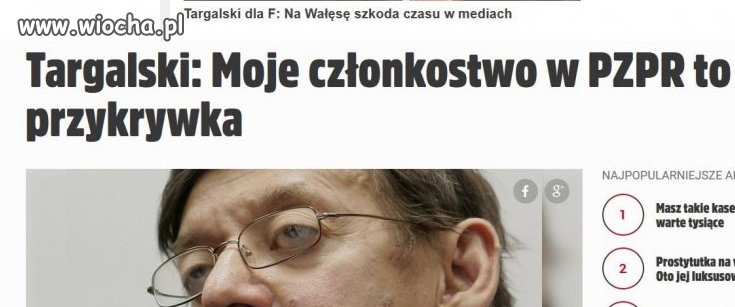 Z cyklu poczet pisowskich komuchów.