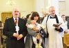 Chrzest syna niezależnego dziennikarza Rachonia