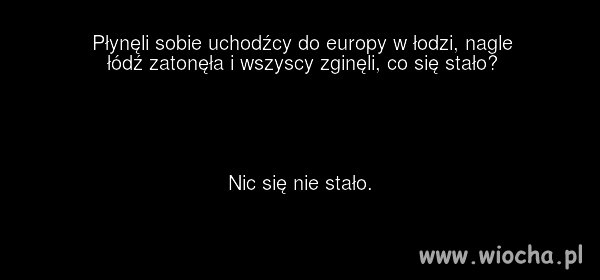 Przewrócona łódź z uchodźcami