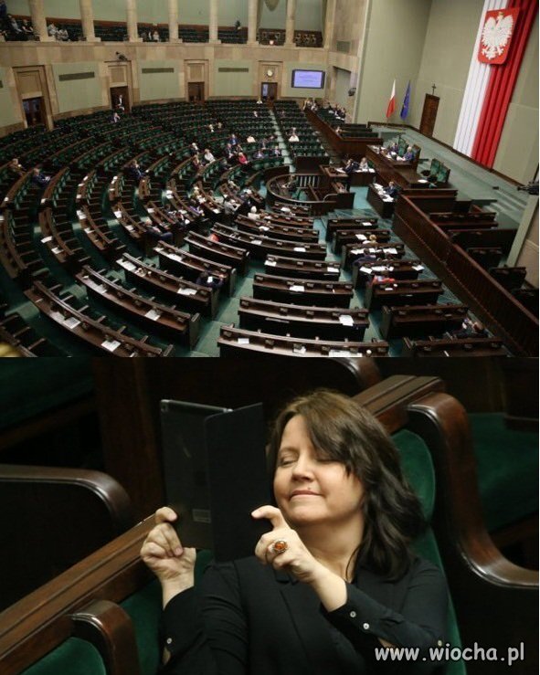 Ciężka jest praca posła...