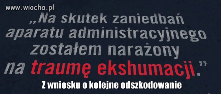 Z cyklu wnioski o odszkodowania 
