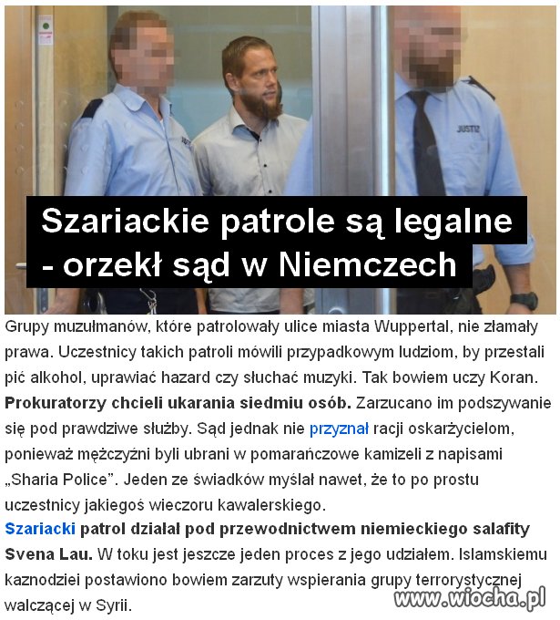 'cyrk' na ulicach niemiec...