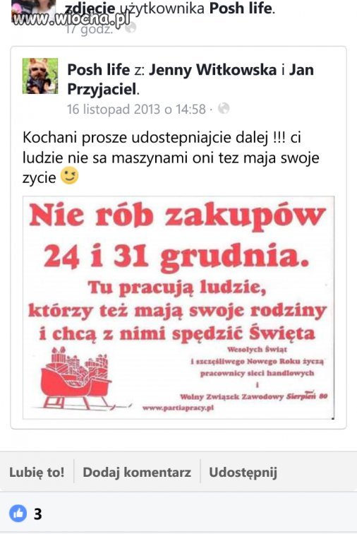 I tak musi iść do pracy i tak.