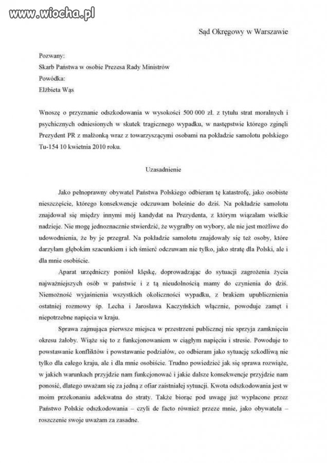 Wydrukować, podać swoje nazwisko i złożyć