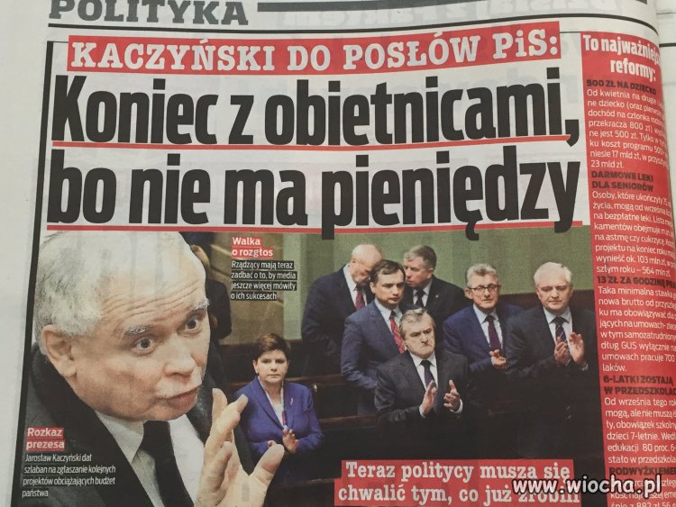 Jak widać PiS spełnił obietnicę "damy radę".