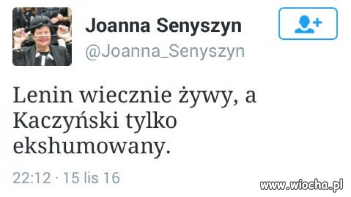 Joanna Senyszyn. Jerzy Urban w spódnicy. 