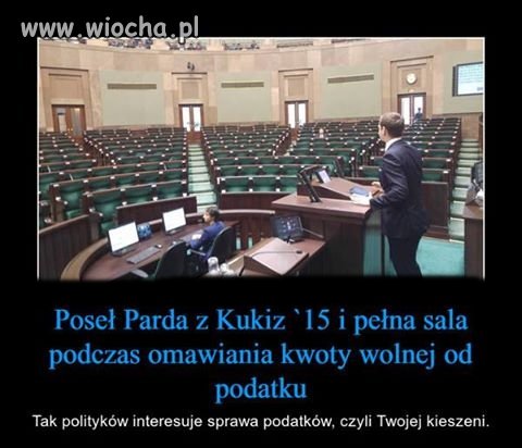 Oni nas potrzebują tylko przed wyborami 