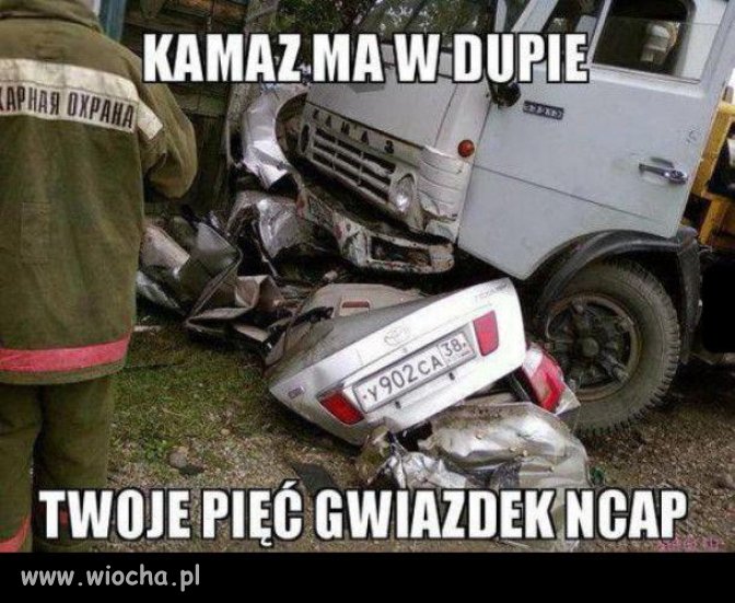 Po wypadku z Kamazem.