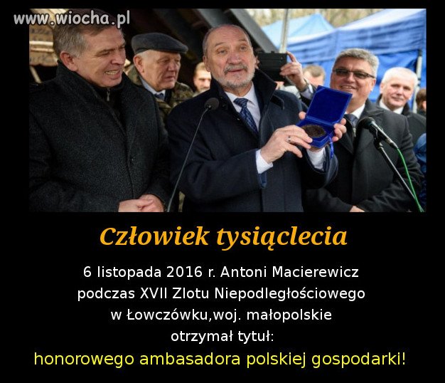 "Człowieka Roku" ma w kieszeni
