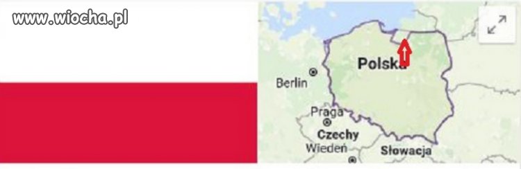 Google zmienia granice Polski. 