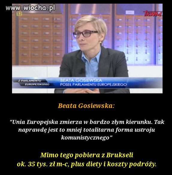 Unia be, ale kasa cacy
