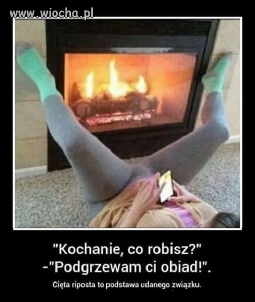 Cięta riposta to podstawa udanego związku.