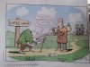 Haniebny rysunek w polityka. 