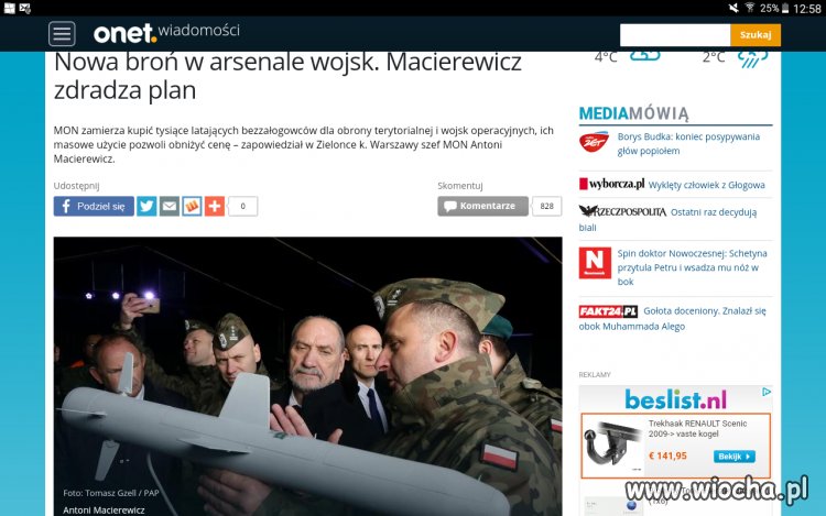 Miały być caracale, black hawki, coś z Ukrainy.
