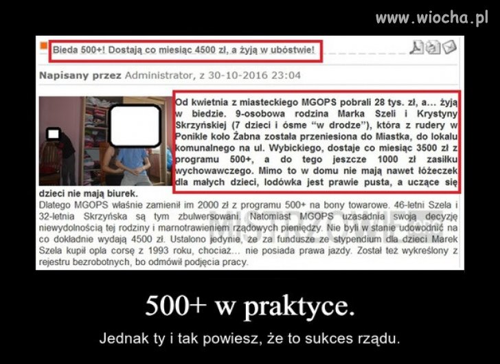Jakiś PiSowski czub wstawił kawałek tego mema
