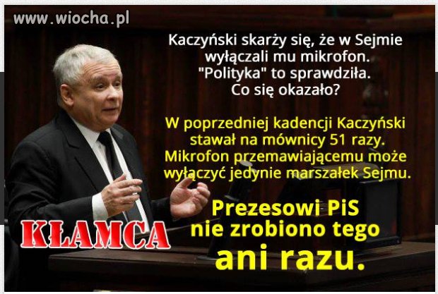 A kiedy mówił